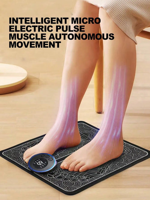 Revitalize Your Feet with the Fully Automatic EMS Foot Massager - Ultimate Relaxation & Therapy Device